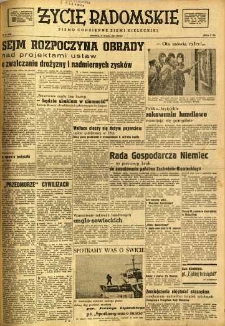 Życie Radomskie, 1947, nr 89