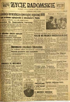 Życie Radomskie, 1947, nr 98