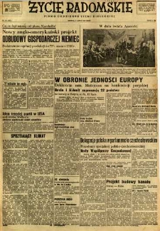 Życie Radomskie, 1947, nr 124