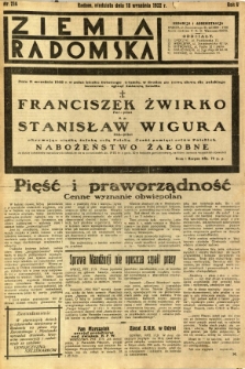 Ziemia Radomska, 1932, R. 5, nr 214