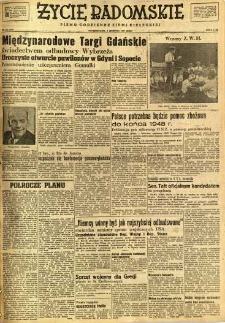 Życie Radomskie, 1947, nr 154