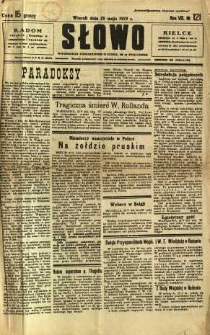 Słowo, 1929, R. 8, nr 121