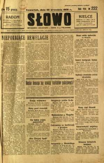 Słowo, 1929, R. 8, nr 222