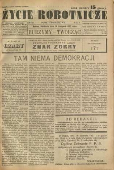 Życie Robotnicze, 1927, R. 5, nr 32