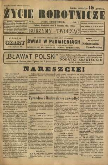 Życie Robotnicze, 1927, R. 5, nr 49