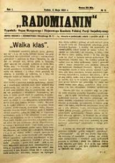 Radomianin, 1922, R. 1, nr 5