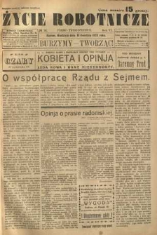 Życie Robotnicze, 1928, R. 6, nr 16