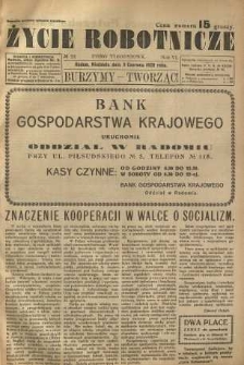 Życie Robotnicze, 1928, R. 6, nr 23