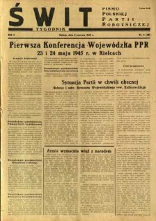 Świt, 1945, R.3, nr 8