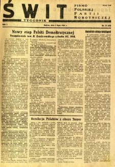 Świt, 1945, R.3, nr 12