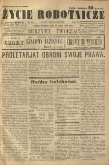 Życie Robotnicze, 1928, R. 6, nr 31
