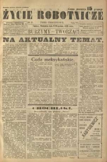 Życie Robotnicze, 1928, R. 6, nr 37