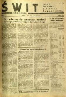 Świt, 1945, R.3, nr 22