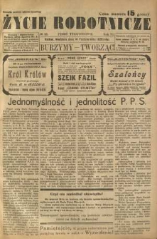 Życie Robotnicze, 1928, R. 6, nr 42