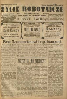 Życie Robotnicze, 1928, R. 6, nr 43