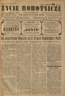 Życie Robotnicze, 1928, R. 6, nr 47
