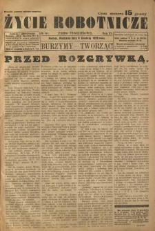 Życie Robotnicze, 1928, R. 6, nr 50