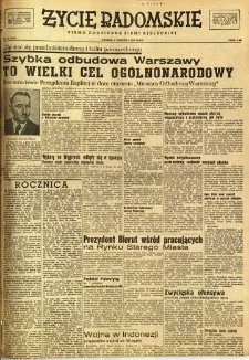 Życie Radomskie, 1947, nr 183