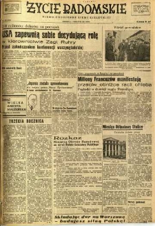 Życie Radomskie, 1947, nr 188
