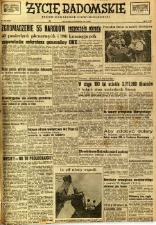Życie Radomskie, 1947, nr 199