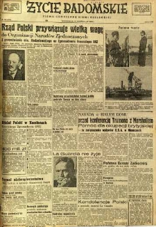 Życie Radomskie, 1947, nr 203