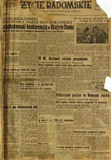 Życie Radomskie, 1947, nr 212