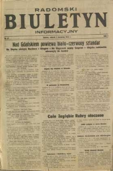 Radomski Biuletyn Informacyjny, 1945, R. 1, nr 47