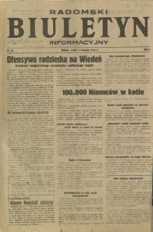Radomski Biuletyn Informacyjny, 1945, R. 1, nr 48