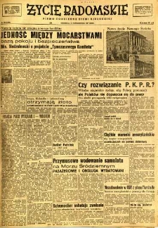 Życie Radomskie, 1947, nr 230