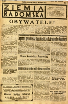 Ziemia Radomska, 1932, R. 5, nr 217