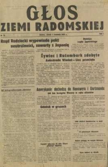 Głos Ziemi Radomskiej, 1945, R. 1, nr 51