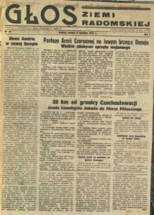 Głos Ziemi Radomskiej, 1945, R. 1, nr 59