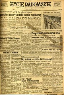 Życie Radomskie, 1947, nr 260