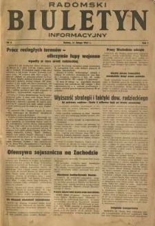 Radomski Biuletyn Informacyjny, 1945, R. 1, nr 6
