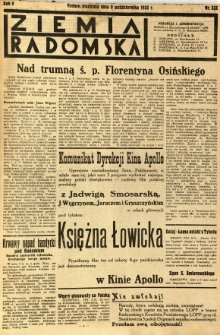 Ziemia Radomska, 1932, R. 5, nr 232