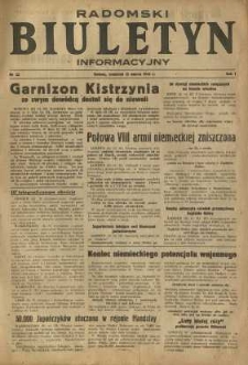 Radomski Biuletyn Informacyjny, 1945, R. 1, nr 32