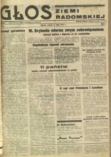 Głos Ziemi Radomskiej, 1945, R. 1, nr 84