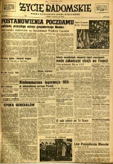 Życie Radomskie, 1947, nr 279