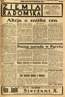 Ziemia Radomska, 1932, R. 5, nr 246