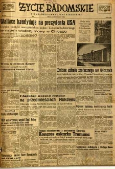 Życie Radomskie, 1947, nr 299