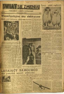 Świat się Zmienia : Tygodniowy Dodatek Ilustrowany, 1947, R. 2, nr 27