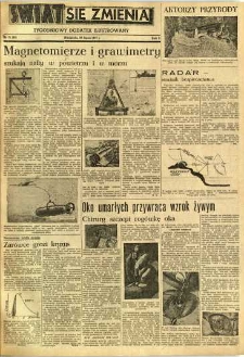 Świat się Zmienia : Tygodniowy Dodatek Ilustrowany, 1947, R. 2, nr 31