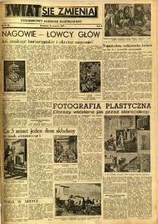 Świat się Zmienia : Tygodniowy Dodatek Ilustrowany, 1947, R. 2, nr 36