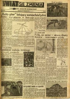 Świat się Zmienia : Tygodniowy Dodatek Ilustrowany, 1947, R. 2, nr 38