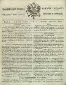 Dziennik Urzędowy Gubernii Radomskiej, 1866, nr 1