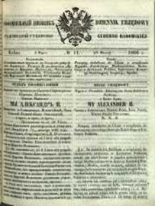 Dziennik Urzędowy Gubernii Radomskiej, 1866, nr 11