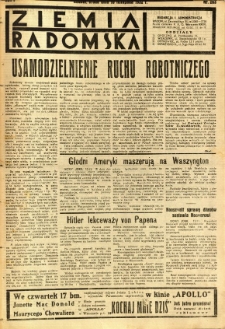Ziemia Radomska, 1932, R. 5, nr 263