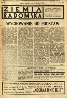 Ziemia Radomska, 1932, R. 5, nr 264
