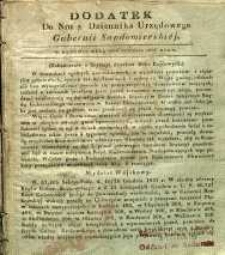 Dziennik Urzędowy Gubernii Sandomierskiej, 1838, nr 2, dod.