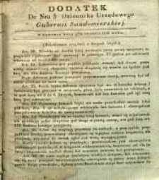 Dziennik Urzędowy Gubernii Sandomierskiej, 1838, nr 3, dod
